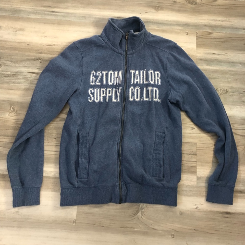Tom Tailor full zip, medium, pockets, EUC